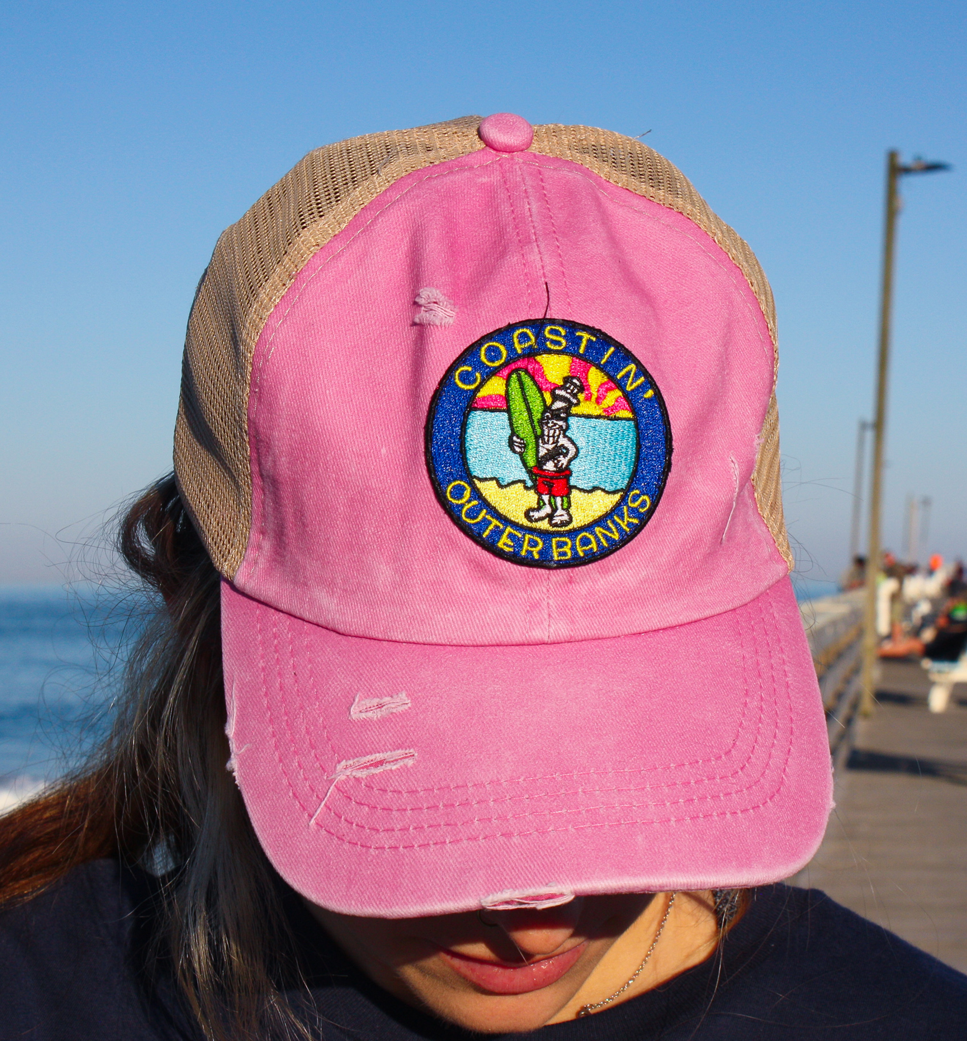 Cardinals Pink PONY TAIL Women's Cap – K&C's Special T's & Cool Beans  Graphics
